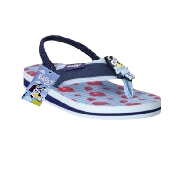 Bluey Flip Flops With Heel Strap - Picture 2 of 6